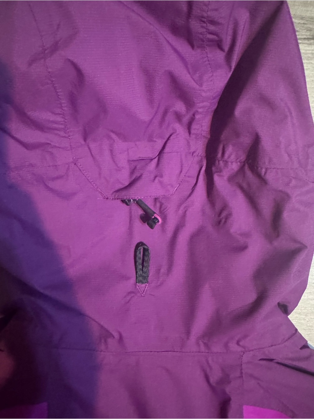 Eddie Bauer Women’s XL Purple Pink Hooded Outdoor Jacket - Picture 4 of 13